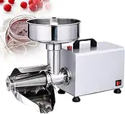 Electric Tomato Strainer Electric Motor Tomato Strainer Sauce Maker Commercial Grade Tomato Milling Machine with Funnel Stainless Steel Food Press Machine