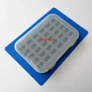 Clear Plastic Storage Box For 30 Pieces L Size Sewing Machine Bobbins Spools