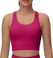 [SHAPESHE] SHEPESHE Women Seamless Yoga Crop Top Breathable Workout Tank Top for Hot Yoga, Crossfit, Running, Casual Sports Wear