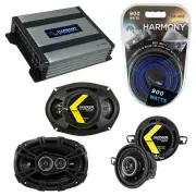 Fits Chrysler Fifth Avenue 79-83 Speaker Upgrade Kicker DSC35 DSC693 & HA-A400.4