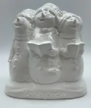 California Creations 94378 Let It Snow Snowmen RTP 8.5” SEALED BRAND NEW