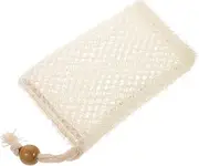 TOVINANNA Bubble Net Soap Storage Bag Exfoliating Soap Saver Pouch for Smooth Skin Random Color