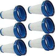 [PUREBURG] SVF11 Replacement Vacuum Filters Compatible with Black and Decker HSV320J HSV420J HSV520J HSV320J32 HSV420J42 HSV520J01 SVA420B SVA520B HSV320 HSV420 HSV520 Cordless Stick Vacuum,6-Pack