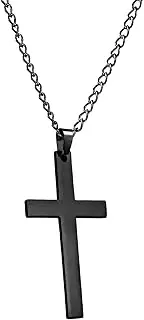 [Generic] Chain Necklaces for Men | Christian Rust-Proof Stainless Steel Men Pendants Chain Necklaces - Hip-Pop Men Accessories All-Match Rotproof Bible Pendant for Neck