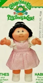 Cabbage Patch Kids Blouse & Jumper See & Sew Pattern 5422 Uncut