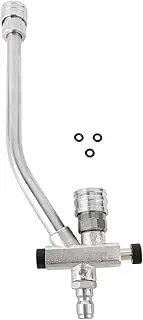 Pressure Washer Extension Wand Dual Connector Tool 1/4in Quick Connect Switch Double Tip Power Water and Foam Sprayer Aihand Pressure Washer Extension Wand for Home Boat Car W