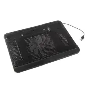 (Black)14 Inch Laptop Cooling Pad Notebook Stand Hydraulic Bearing Ergonomic