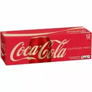 Coca Cola Caffeine Free Soda Soft Drink 12 pack Coca-Cola