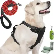 Dog Harness, No-Pull Pet Breathable Harness, Adjustable Soft Padded Dog Vest ...