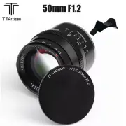 TTartisan 50mm F1.2 APS-C Lens MF Lens for Nikon Z Leica L Mount Camera