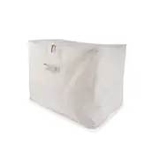 Linen Look Storage Bag - Extra Large, Beige