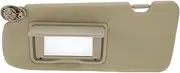 X AUTOHAUX Left Driver Side Sun Visor Fit for Honda CR-V 2017 2018 2019, with Makeup Mirror | Beige Front Left Sun Protection Shade Replaces No.83280-TLA-A12ZB/83280TLAA12ZB