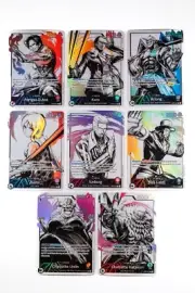 8 Custom TEXTURED & Holo One Piece OP TCG Leader Cards OP03 - English Proxies