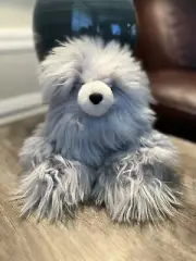 Alpaca Zury Very Soft Teddy Bear -10” Gray Alpaca