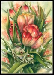 Singing in the Rain - DIY Chart Counted Cross Stitch Patterns Needlework DMC