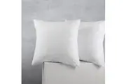 Cotton Polyester Pillowcases, 2 Pack (White) - European