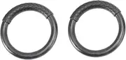 Toddmomy 1 Pair Abs Gymnastic Rings for Men Workout Fitness Equipment Strength Training Ring Exercise for Home Use