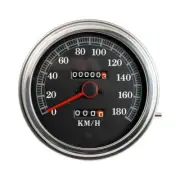 Fat Bob Speedometer H - Face, Km/H Black, For Harley - Davidson 2:1