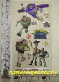 在飛比找Yahoo!奇摩拍賣優惠-卡通貼紙 玩具總動員 Toy Story 巴斯光年 胡迪警長