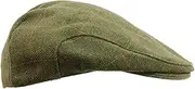 [Game Technical Apparel] Mens Dark Derby Tweed Flat Cap Teflon Coated Sizes XS - XXL