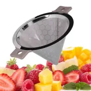 Milk Tea Double Ear Filter Large Coffee Tea Fine Cone Funnel Milk Tea Shop Fi