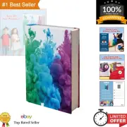 Adhesive-Free Rainbow Book Cover - Reusable and Washable for School Textbooks