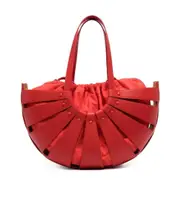 Bottega Veneta The Shell Shoulder Bag One size Red