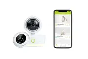 Bebcare iQ - Smart HD Baby Monitor: Full HD 1080p Video, Pan-and-Tilt, Temperature Sensor, Motion and Sound Alert, Stand-Alone Audio Monitor Unit