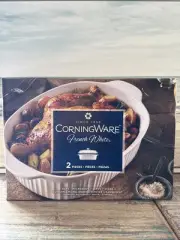 Corningware French White Roaster *****NEW*****Includes Glass Lid********