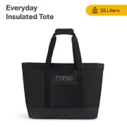 RTIC Everyday Insulated Tote, 36 Qt Soft Sided Cooler Bag, Fits 58 Cans, Black