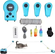 Cat Running Wheel Interactive Cat Toy,Cat Wheel Exerciser Cat Running Treadmill for Indoor Adjustable Speed Simulated Interactive Hunting Cat Toy,Hunting Cat Toy with Remote Control,Cat Toys