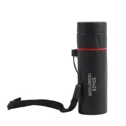HD 30x25 Monocular Telescope binoculars Zooming Focus Green Film Binoculo Optical Tourism Scope Sports - Black
