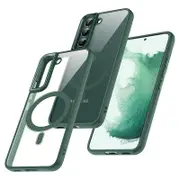 For Samsung Galaxy S23+ ic Clear Phone Case Acrylic Back TPU Frame Anti-drop Cover