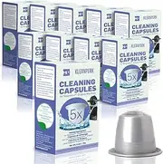 [KLEANPERK] 50 Cleaning Pods Compatible with Nespresso Original Machines I Cleaning Kit for Better Tasting Coffee I Coffee Machine Cleaner I Easy and Safe to Use