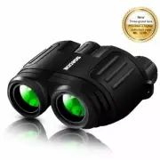 Compact Binoculars 10x25 Folding High Powered Binoculars for Adults Kid Waterpro