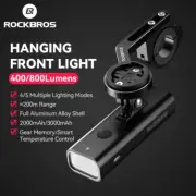 ROCKBROS Bicycle Light Lamp Speedometer Set 400/800LM Light USB Rechargeable LED