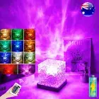 Northern Lights Ocean Wave Projector Light,16 Colors Gradual Rotating Water Cube