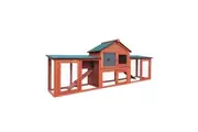 Alopet Rabbit Hutch Chicken Coop 210CM