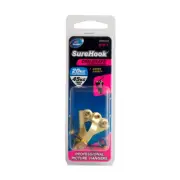 Zenith 20 / 45kg Brass Plated SureHook Childsafe Picture Hanger
