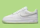 Nike Air Force 1 '07 Low White Honeydew Green Outline DV0788-105 sz 10.5 Men's