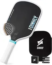 DINKLY Radial Pro Pickleball Paddle, T700 Raw Carbon Fiber Thermoformed with Foam Injected Walls, USAPA Approved Pickle Ball Racket, Engineered for Maximum Spin & Consistency