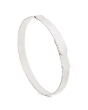 Marco Bicego 18K White Gold Masai Coil Bangle Bracelet