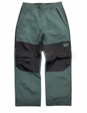 Brand New Mens 2025 Vans MTE Hellbound Snow Pants Black/ Green Gables Size M