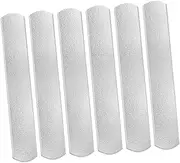 Milisten 6pcs Stainless Steel Weight Plates for Home Gym Strength Training Equipment