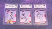 2017 Sage Hit Peak Performance Premier Draft Deshone Kizer BCCG 3-Card Lot