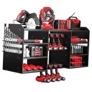 Upgrade Large Power Tool Organizer Wall Mount, Cordless Tool Storage Rack with