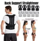 Back Posture Corrector Lumbar Shoulder Support Brace Belt Magnetic Women Men AU