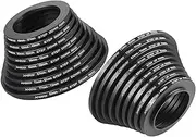 Daseeme 18pcs 37-49-52-55-58-62-67-72-77-82mm Step Up/Step Down Lens Filter Metal Adapter Ring Kit
