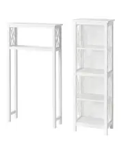 Alaterre Coventry Over Toilet Open Storage Shelf, Bath Tall Storage Shelf