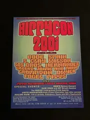 HippyCon 2001 Hippy Comix Inc Underground Comics Convention Original Poster